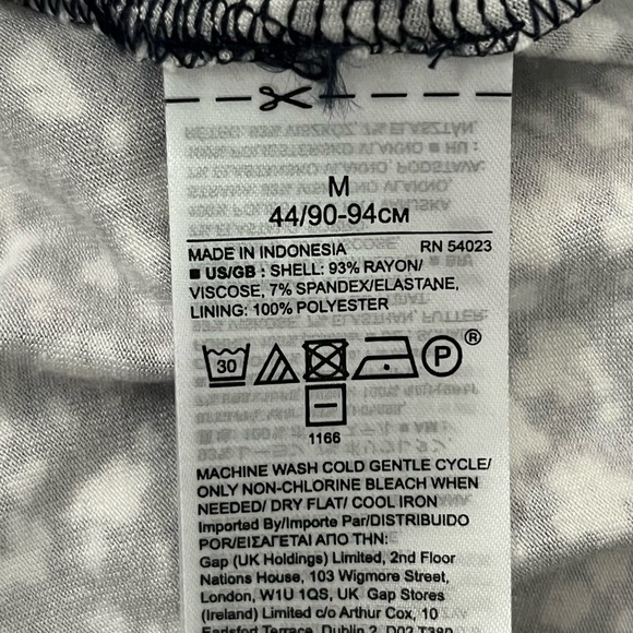 Banana Republic Drop Waist Flounce Hem T Shirt Dress Floral Print - Picture 9 of 9